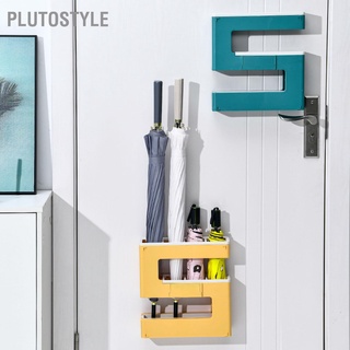 Plutostyle ชั้นวางร่ม รูปตัวเลข Ps ถอดออกได้ สําหรับติดผนังบ้าน