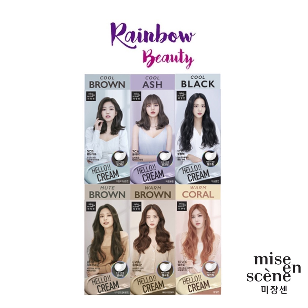 พร้อมส่ง ครีมเปลี่ยนสีผม รุ่นล่าสุด Mise En Scene X Blackpink Hello ...