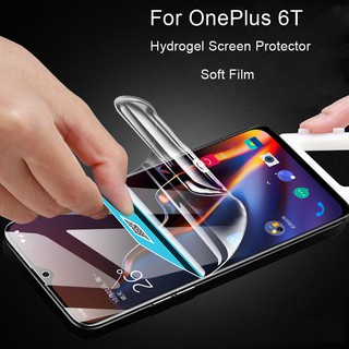 ฟิล์มกันรอยสำหรับ Oneplus 6 T Hydrogel Screen Protector สำหรับ One Plus 6T