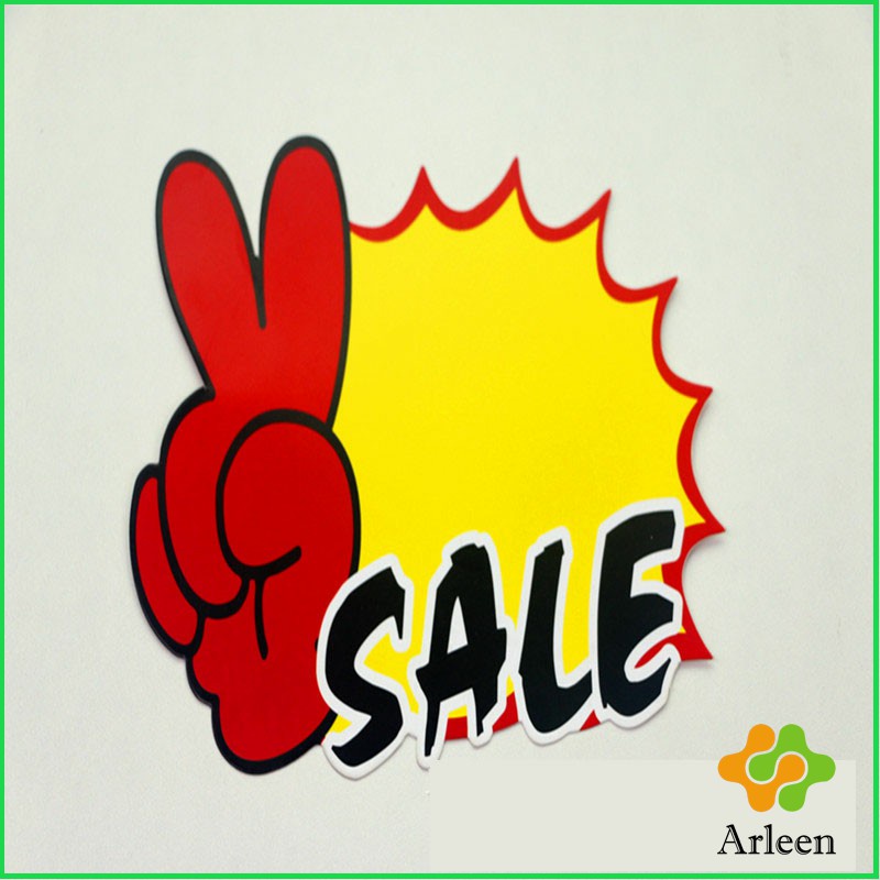 arleen-ป้ายโปรโมชั่น-ป้ายเซลล์-ป้ายโปรโมชั่น-ป้ายpop-ป้ายsale-10อัน-แพ็ค-ป้ายราคา