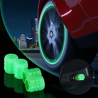 สินค้า SABUY จุกลม จุกยางลมมอไซด์ Luminous Tyre Air Nozzle Cap ฝาครอบวาล์วรถยนต์ รถจักรยานยนต์ รถยนต์ไฟฟ้ายางสูญญากาศ Air Nozzle Luminous Valve Core Cover