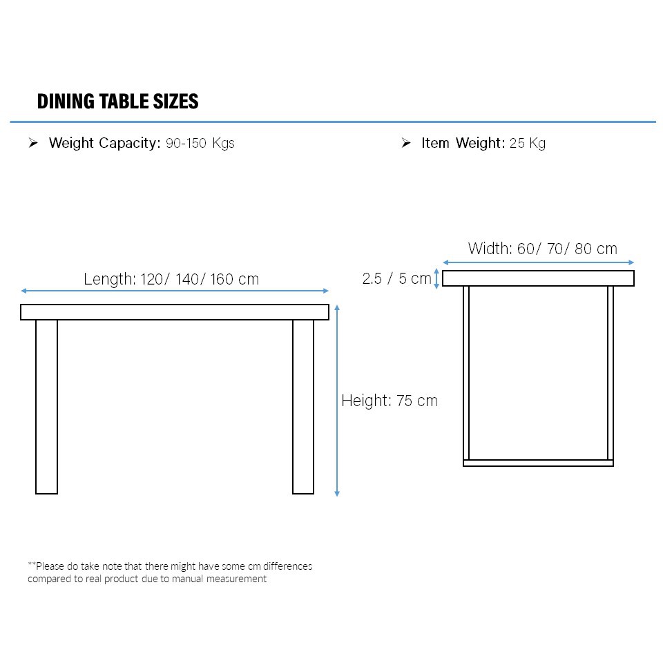 ภาพสินค้าพร้อมส่ง  CARLINO: โต๊ะ โต๊ะไม้ ไม้ยางพารา โต๊ะรับประทานอาหาร Nazis Sturdy Solid Wood Table จากร้าน furniturefarm2u บน Shopee ภาพที่ 4