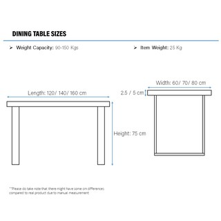 ภาพขนาดย่อของภาพหน้าปกสินค้าพร้อมส่ง  CARLINO: โต๊ะ โต๊ะไม้ ไม้ยางพารา โต๊ะรับประทานอาหาร Nazis Sturdy Solid Wood Table จากร้าน furniturefarm2u บน Shopee ภาพที่ 4