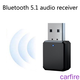 [Carfire] อะแดปเตอร์รับสัญญาณเสียงบลูทูธ 5.1 Usb 3.5 มม. ไร้สายพร้อมไมโครโฟน