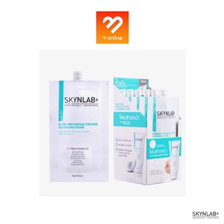 Skynlab+ Acne and Sebum Control Cleansing Foam สกินแล็บ แอคเน่ แอนด์ ซีบัม คอนโทรล คลีนซิ่ง โฟม 8g.