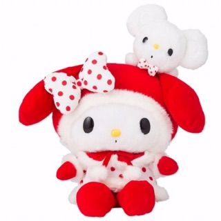 แท้ 100% จากญี่ปุ่น ตุ๊กตา ซานริโอ้ มาย เมโลดี้ Sanrio My Melody Dot Ribbon and Heart are Lovely Plush Doll