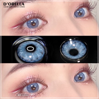 DORELLA 1 คู่ Gem Series คอนแทคเลนส์สีสำหรับดวงตาเครื่องสำอาง Natural Eye Color Lenses ใช้ทุกวันคอนแทคเลนส์สีเลนส์ Mirrored