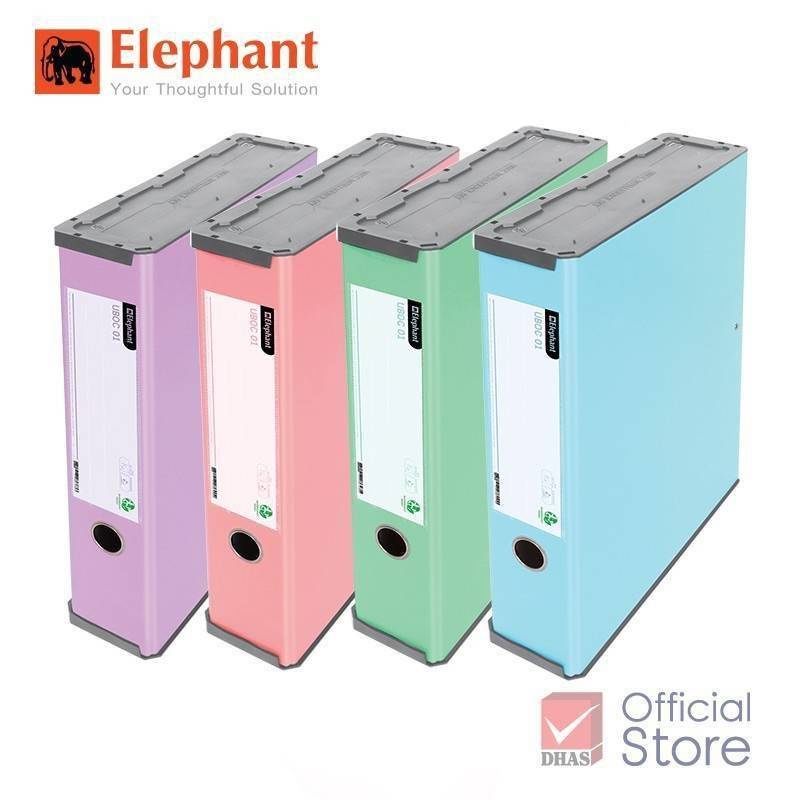 elephant-utiliky-box-file-u-box-กล่องเก็บเอกสาร-สีพาสเทล-1-กล่อง
