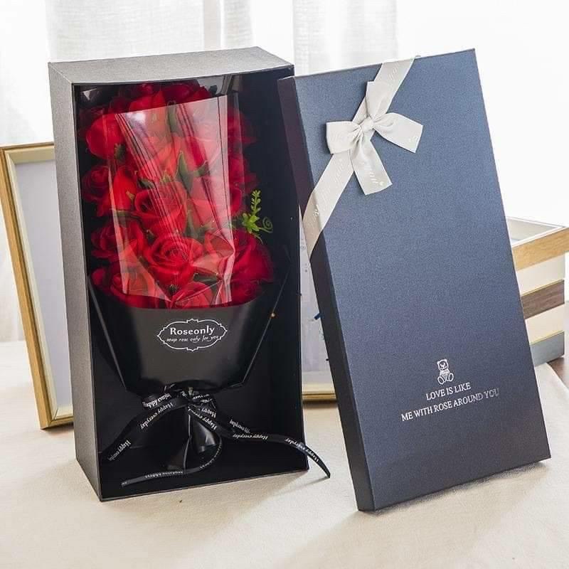 ดอกกุหลาบ-พร้อมกล่องอย่างดี-มอบให้คนพิเศษ-วันแห่งความรัก-วันวาเลนไทน์-ดอกไม้สวย-ช่อใหญ่มาก-ของขวัญให้เเฟน-มอบให้คนสำคัญ