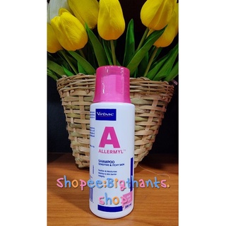 Shampoo Allermyl ผิวหนังแฟ้ง่าย แห้งคัน 200 มล. หมดอายุ 16/01/2024