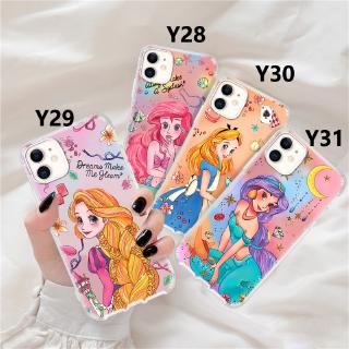 เคสซิลิโคน Mermaid Princess TPU พิมพ์ลายเจ้าหญิง กันกระแทก สำหรับ Huawei Y6S Nova5T Nova 5T Y9S Honnor 20 20s