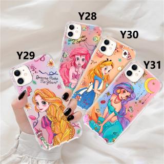 เคส Huawei Y6S Nova5T Nova 5T Y9S เต็มรูปแบบ ครอบคลุม สโนว์ไวท์ อลิซ เจ้าหญิง เมอร์ไม ใส กันกระแทก ถุงลมนิรภัย เคสฮันโฟน