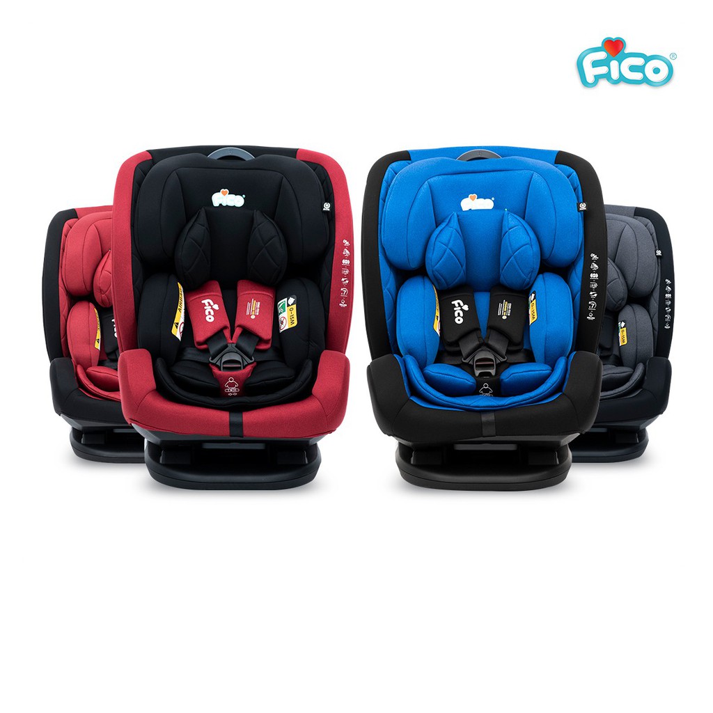 ภาพหน้าปกสินค้าFico คาร์ซีทเด็กระบบ ISOFIX+เบลล์ แรกเกิด - 12 ปี : FCC08 จากร้าน fico_officialshop บน Shopee