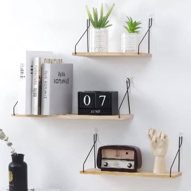 ชั้นวางของมินิมอลชั้นติดผนัง-wooden-rack-shelf-30-60-90cm