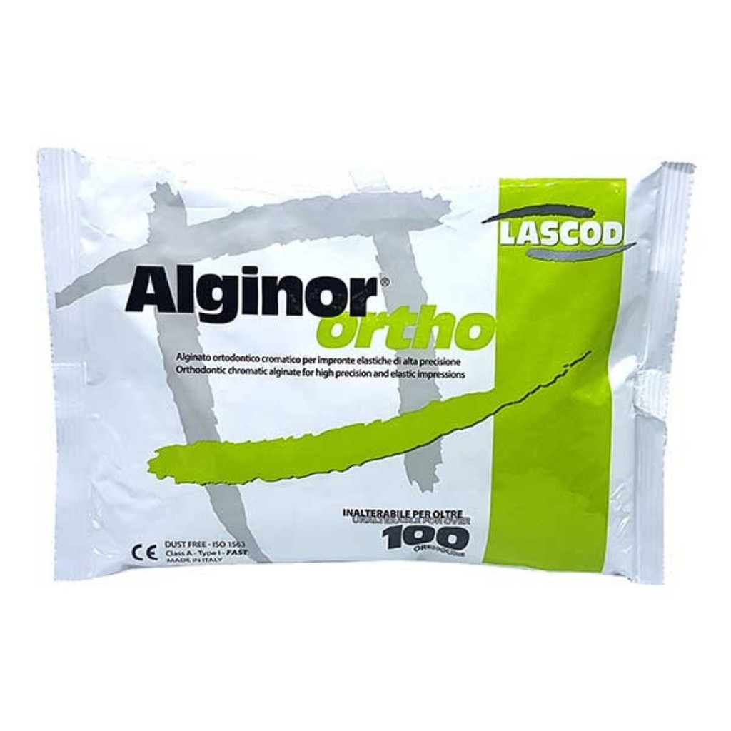 ผงพิมพ์ปาก Alginor Ortho เปลี่ยนสีได้งานทัตกรรมจัดฟัน 450 กรัมสีเขียว ...