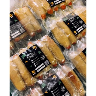 สินค้า โรตีฮอทด็อกกึ่งสำเร็จรูป roti hot dog convenience (แพ็ค/6ชิ้น) ฮาลาล