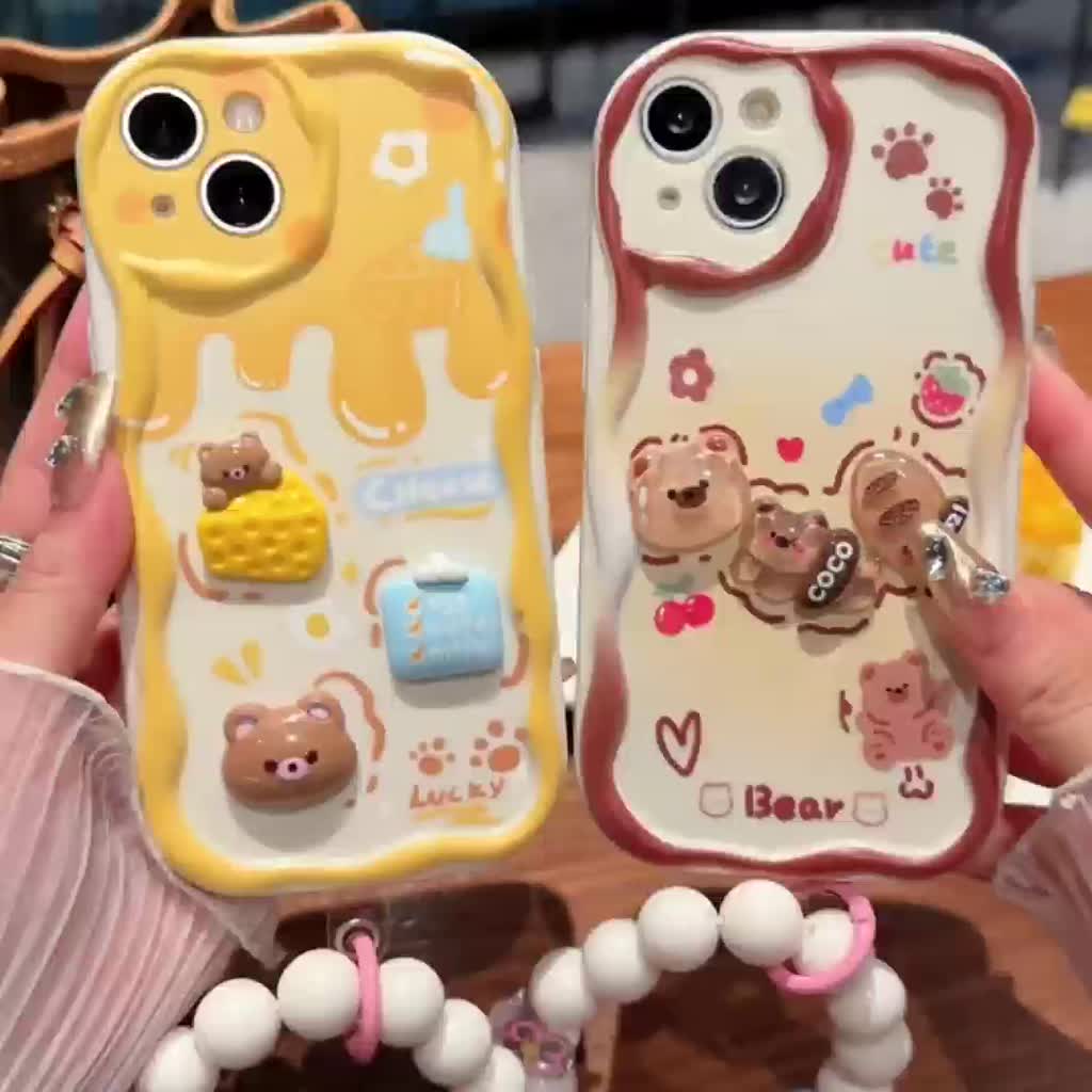 เคสซัมซุง-a50-เคส-samsung-a50s-เคส-samsung-a50-เคสโทรศัพท์มือถือ-ลายตุ๊กตา-3d-สีครีม-สําหรับ-samsung-a50-samsung-a50s