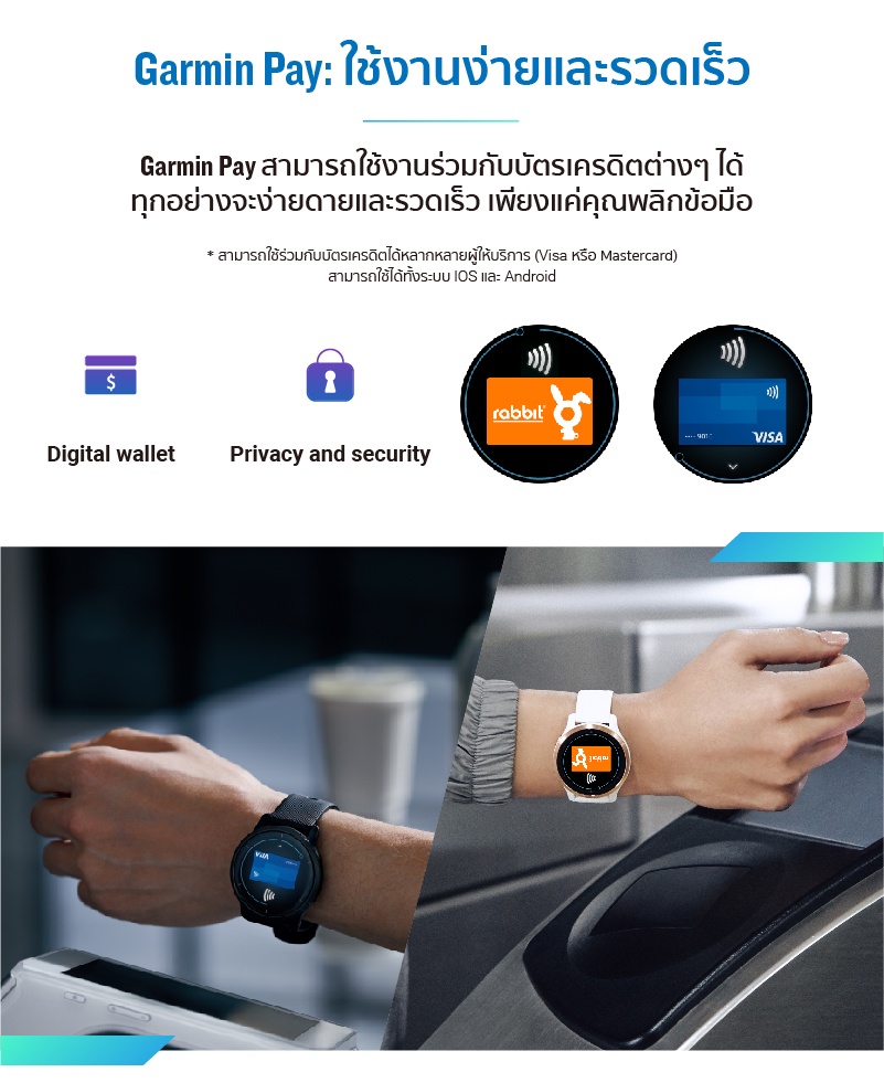 ข้อมูลเพิ่มเติมของ Garmin Venu 2 Series นาฬิกาสมาร์ทวอทช์ รับประกันศูนย์ไทย 1 ปี