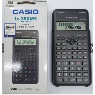 สินค้า เครื่องคิดเลข Casio Fx-350 MS 2nd edition ของแท้ ประกัน 2 ปี