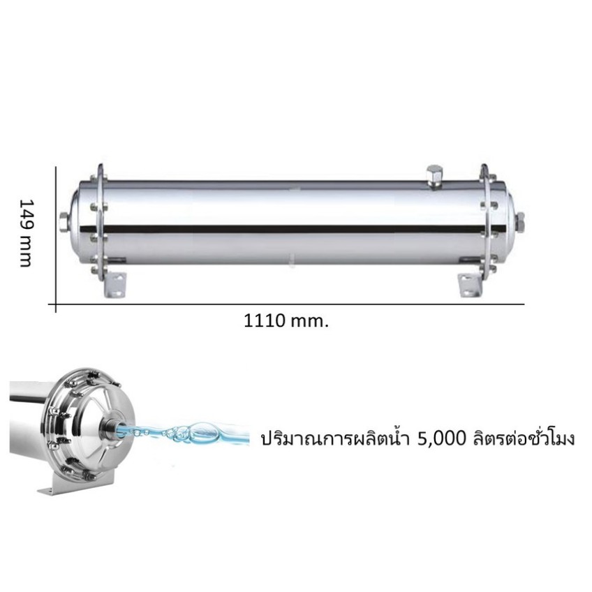 เครื่องกรองน้ำใช้-ถังกรองน้ำใช้-uf-ยูเอฟเมมเบรน-5000ลิตร-ชั่วโมง