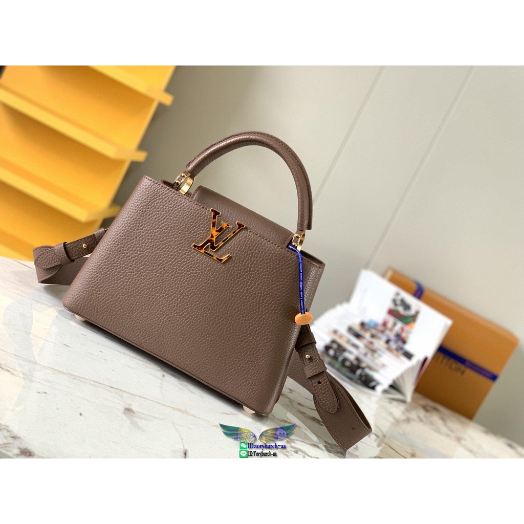 m58671-lv-capucines-bb-top-handle-shopper-handbag-solid-crossbody-shopping-tote-authentic-quality