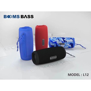 ลําโพงบลูทูธ เสียงดีคุณภาพ Booms Bass รุ่น L12 Wireless Bluetooth Soeaker