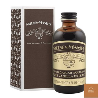 สินค้า กลิ่นวานิลลา มาดากัสการ์ Madagascar Bourbon Pure Vanilla Extract Nielsen Massey 118ml สินค้านำเข้า ถูกสุดๆ พร้อมส่ง