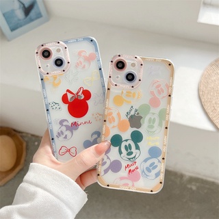 เคสป้องกันโทรศัพท์มือถือ แบบนิ่ม ลายการ์ตูนมิกกี้ มินนี่ เมาส์ สําหรับ Samsung A02S A02 M02 A10S M22 A52 A52S A72 A32 A50 A50S A30S A20 A30 A71 A51 A11 M11 A12 M12 A10 M10 A20S A03 A13 A22 4G M52 5G