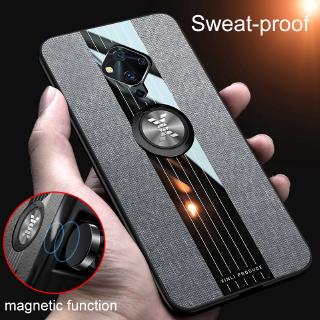 เคสโทรศัพท์ Vivo S1 Pro Phone Case Finger Ring Holder Fabric Cloth Handphone Cover For Vivo S1Pro