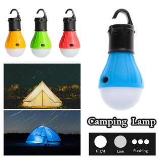 สินค้า ไฟแขวน ไฟเเคมป์ปิ้ง หลอดไฟ LED 3ดวง 3โหมด Light Hanging Camping แขวนเต็นท์แบบพกพา หลอดไฟ ไฟฉุกเฉิน สำหรับตั้งเเคมป์