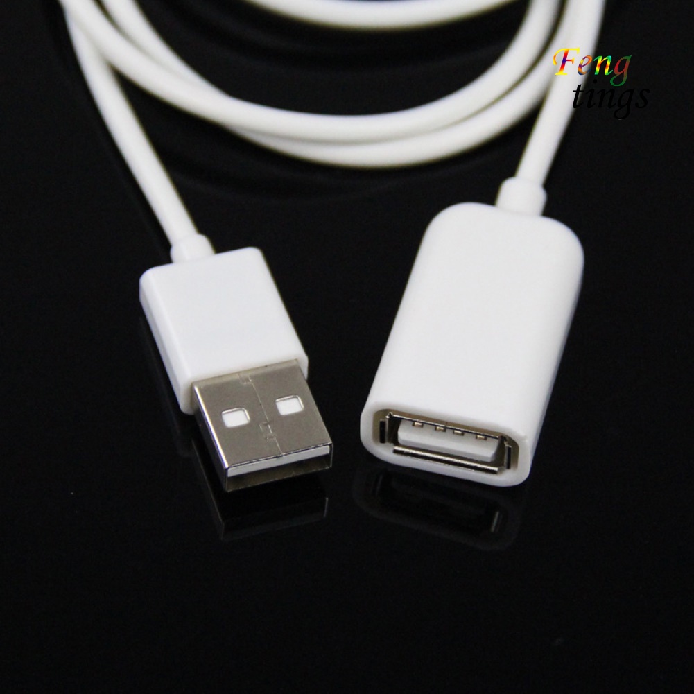 ภาพสินค้าสายเคเบิลอะแดปเตอร์ต่อขยาย Usb 2.0 ตัวผู้ เป็นตัวเมีย โลหะ Pvc สีขาว ยาว 1 เมตร 3 ฟุต จากร้าน fengtings.th บน Shopee ภาพที่ 4