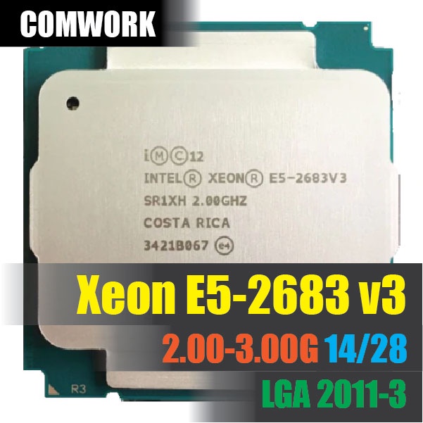 ซีพียู Intel XEON E5 2683 V3 LGA 2011-3 CPU PROCESSOR X99 C612 ...