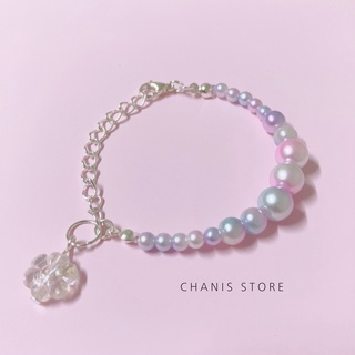 กำไลข้อมือลูกปัดไข่มุก | chanis store