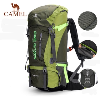 Camel กระเป๋าเป้สะพายหลัง ความจุขนาดใหญ่ 65 ลิตร สําหรับเดินทาง ตั้งแคมป์กลางแจ้ง