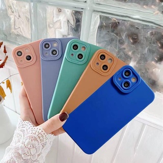 เคสยาง เคสซิลิโคสนิ่มกันกล้อง สีทึบ สีลูกกวาด บาง TPU เคส samsung A13 4g 5g A03 A12 A22 4g 5g M12 A53 5g A03S