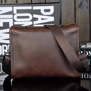 กระเป๋าสะพายข้าง Business Casual Bag รุ่น 8133 (สีน้ำตาลBrown)