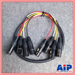 1เมตร DYNACOM J182 มัลติคอร์ 4คอร์ XLR ผู้ออกเมีย J-182 J 182 สายมัลติคอร์ สายXLRผู้-เมีย สายCANNONผู้ออกเมีย สายXLR4...