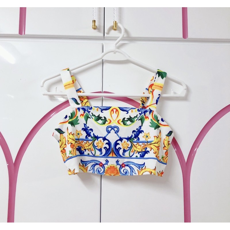 baroque-print-tank-top-amp-skirt-set-ชุดเซ็ตเสื้อครอป-กระโปรง-ลายสุดคลาสิค
