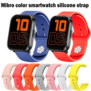 สาย mibro color smartwatch สายนาฬิกาข้อมือซิลิโคน สาย mibro color นาฬิกาสมาร์ท สายเคเบิล