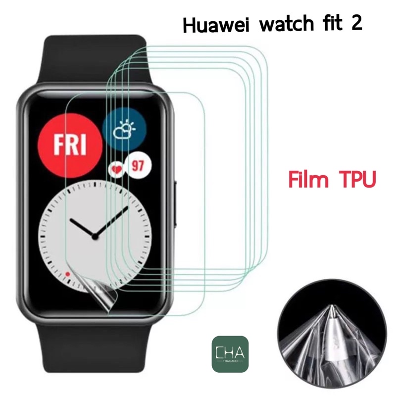 ฟิล์มกันรอย-tpu-สําหรับ-huawei-watch-fit-2-ฟิล์ม-สีใส-huawei-watch-fit2-tpu-กันรอย-film-huawei-watch-fit-2-tpu
