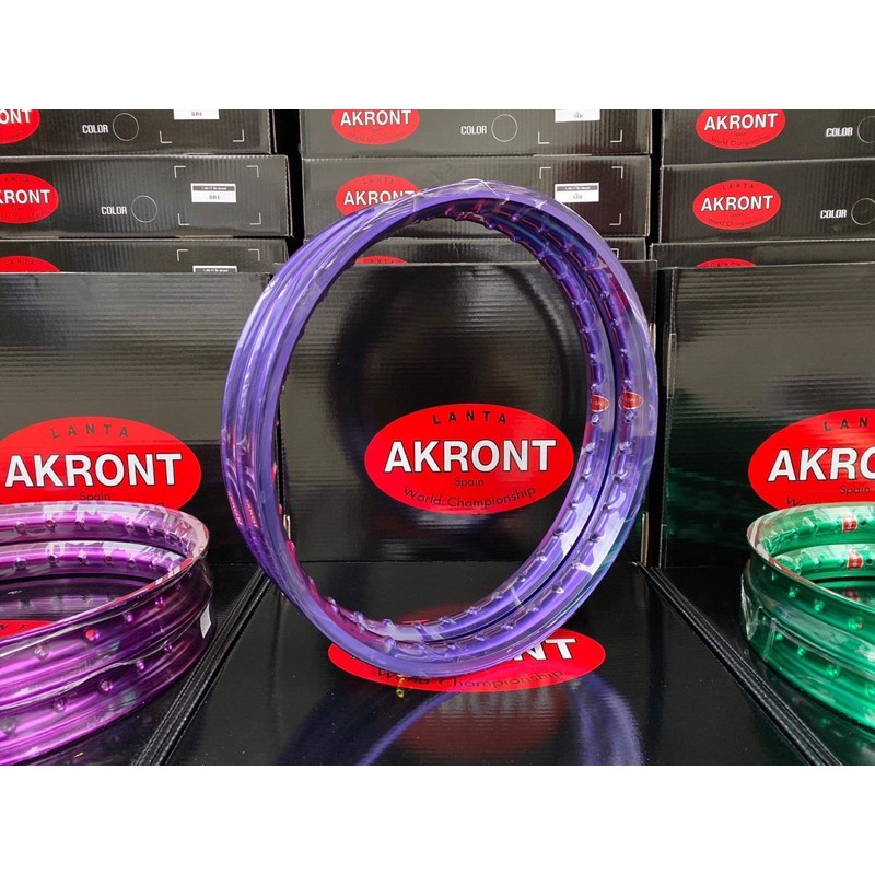 ล้อAKRONTตัวหนากล่องดำ สีสดเข้มทน ไม่ซีจาง 17/17 1.4 | Shopee Thailand