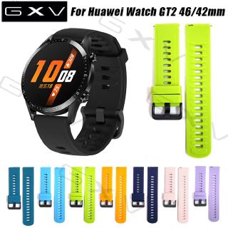 สินค้า สายนาฬิกาข้อมือซิลิโคน สีพื้น สําหรับ Huawei Watch GT 2E ขนาด 46 มม. 42 มม. และ GT2 Pro