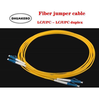 free shipping AB396 5 PCS/Lot LC/UPC-LC/UPC SM 3mm Fiber Optic Jumper Cable Single Mode duplex Extension Patch Cord