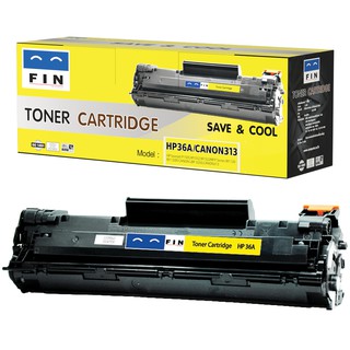 ตลับหมึกฟิน รุ่น HP CB436A (36A) / CANON313 ตลับหมึกเลเซอร์ดำ ราคาประหยัด ออกใบกำกับภาษี รับประกันคุณภาพ