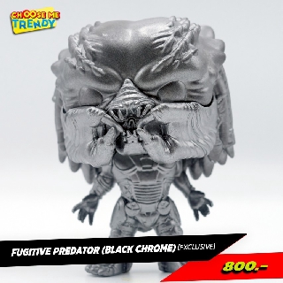 Fugitive Predator Black Chrome (The Predator) [Exclusive] - Movie Funko Pop! Vinyl Figure