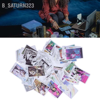 B_saturn323 ไพ่ทาโรต์ ฉบับภาษาอังกฤษ สำหรับทำนายโชคชะตา 78 ชิ้น