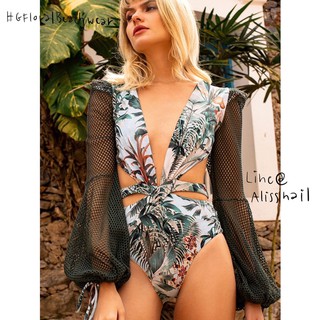 Alissshop ชุดว่ายน้ำวันพีช Sexy beachwear collection