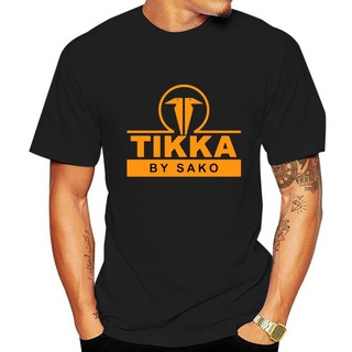เสื้อยืดวินเทจเสื้อยืดลําลอง พิมพ์ลาย Tikka By SAKO T3 Shot Gun สีดํา ไซซ์ S ถึง 3XLS-5XL