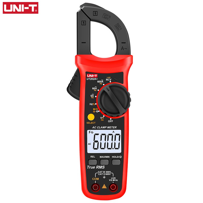 Uni-t UT202A+ 600V AC DC 600A AC เครื่องวัดความต่อเนื่องของไดโอด RMS ...