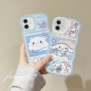 🥳Hot Sale🌈 OPPO A17 A17K A77 A77S A57 A16 A15 A16K A94 A95 A93 A76 A96 A55 A54 A53 A5 A9 A32 A33 A31 A5S Reno 5 7 Pro F9 F11 Cute Soft TPU Phone Case Dustproof Candy Color Wavy Edge Case